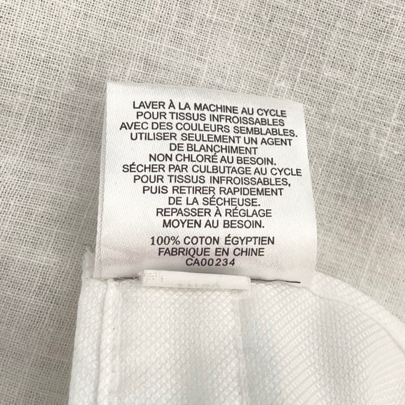 Men's 100% Cotton White Long Sleeve Shirt Hudson Room Size 16/33 NWOT - Picture 9 of 9